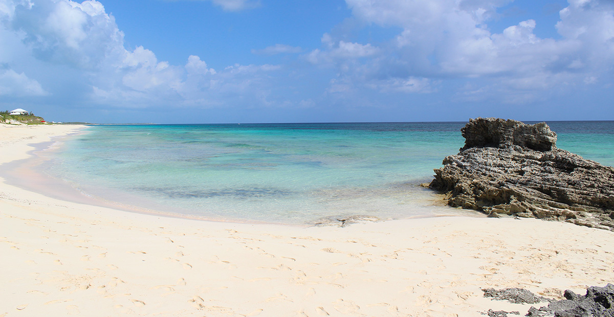 The beautiful beach at Orchid Bay